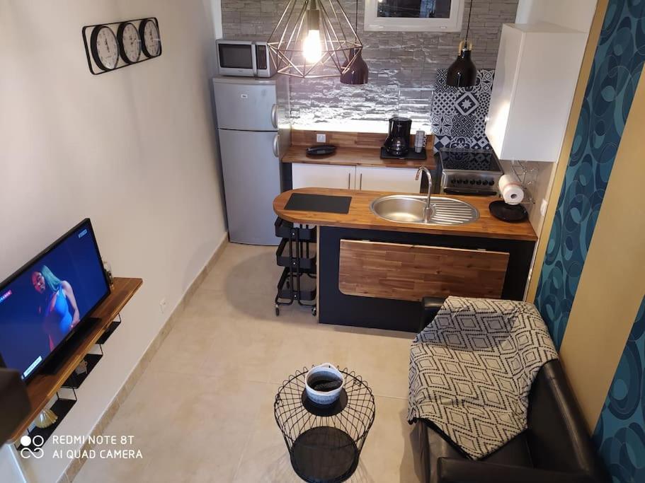 Duplex Avec Jardin, Proche Village Calenzana Bagian luar foto