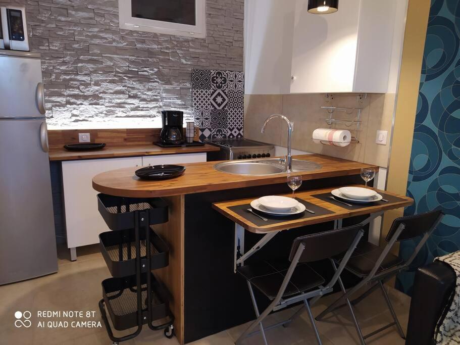 Duplex Avec Jardin, Proche Village Calenzana Bagian luar foto