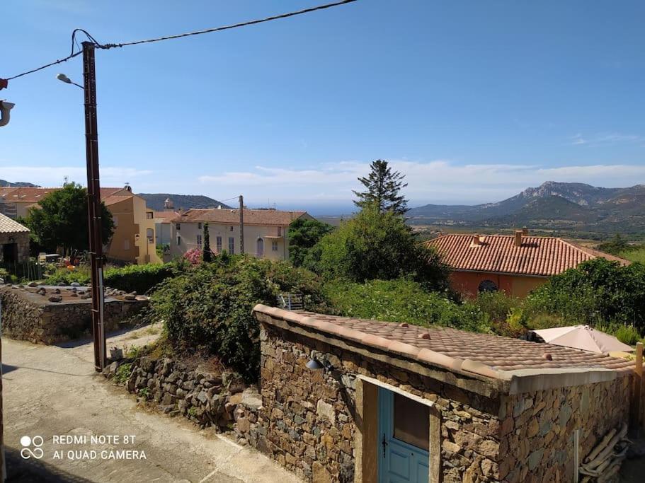 Duplex Avec Jardin, Proche Village Calenzana Bagian luar foto