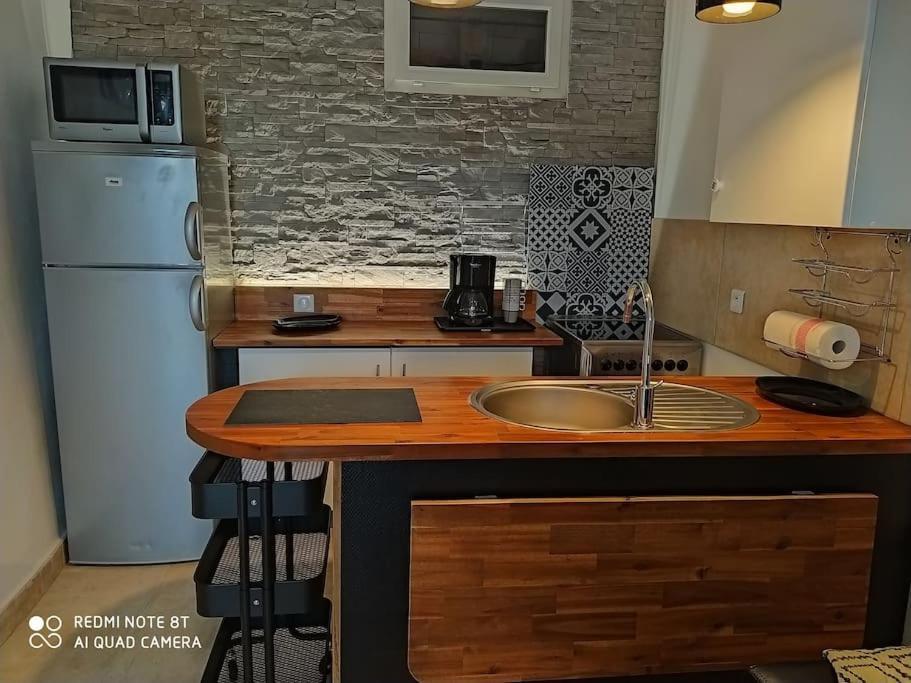Duplex Avec Jardin, Proche Village Calenzana Bagian luar foto